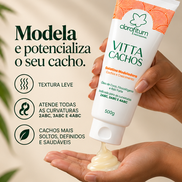 Benef&iacute;cios Vitta Cachos Gelatina Modeladora
